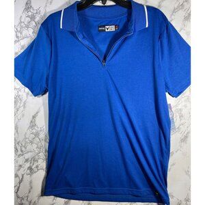 Company 81 Mens Polo Shirt Medium Blue air soft fabric